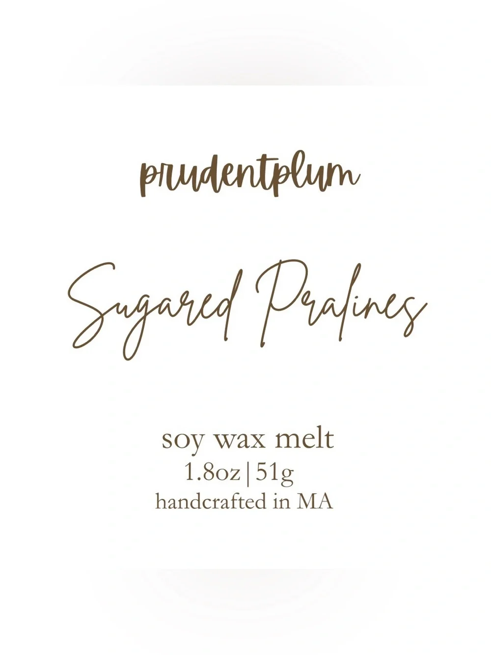 Sugared Pralines Soy Wax Melt Snap Bar 1.8oz | Melts For Wax Warmer